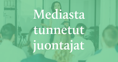 Suosittuja juontajia, joilla on lavakokemusta ja julkisuutta, pidetään vetonauloina suurissa tapahtumissa. Heidän tunnistettavuutensa houkuttelee yleisöä, luo odotuksia ja tuo tapahtumaan ammattimaisen ja energisen kehyksen. Tunnetun henkilön varaaminen juontajaksi tarkoittaa, että saat sekä sitouttavan ohjelmanvetäjän että näkyvän kasvon tapahtumallesi. Nämä profiilit ovat tottuneet liveyleisöihin, mediatilanteisiin ja vauhdikkaaseen rytmiin – tapahtuman luonteesta riippumatta. He rikastuttavat kokonaiskokemusta, luovat kontaktia yleisöön ja auttavat tekemään tapahtumasta ikimuistoisen. Ihanteellinen gaaloihin, merkkipäiviin, suuriin yritystapahtumiin ja muihin tilaisuuksiin, joissa sisältö ja vaikuttavuus ovat avainasemassa.